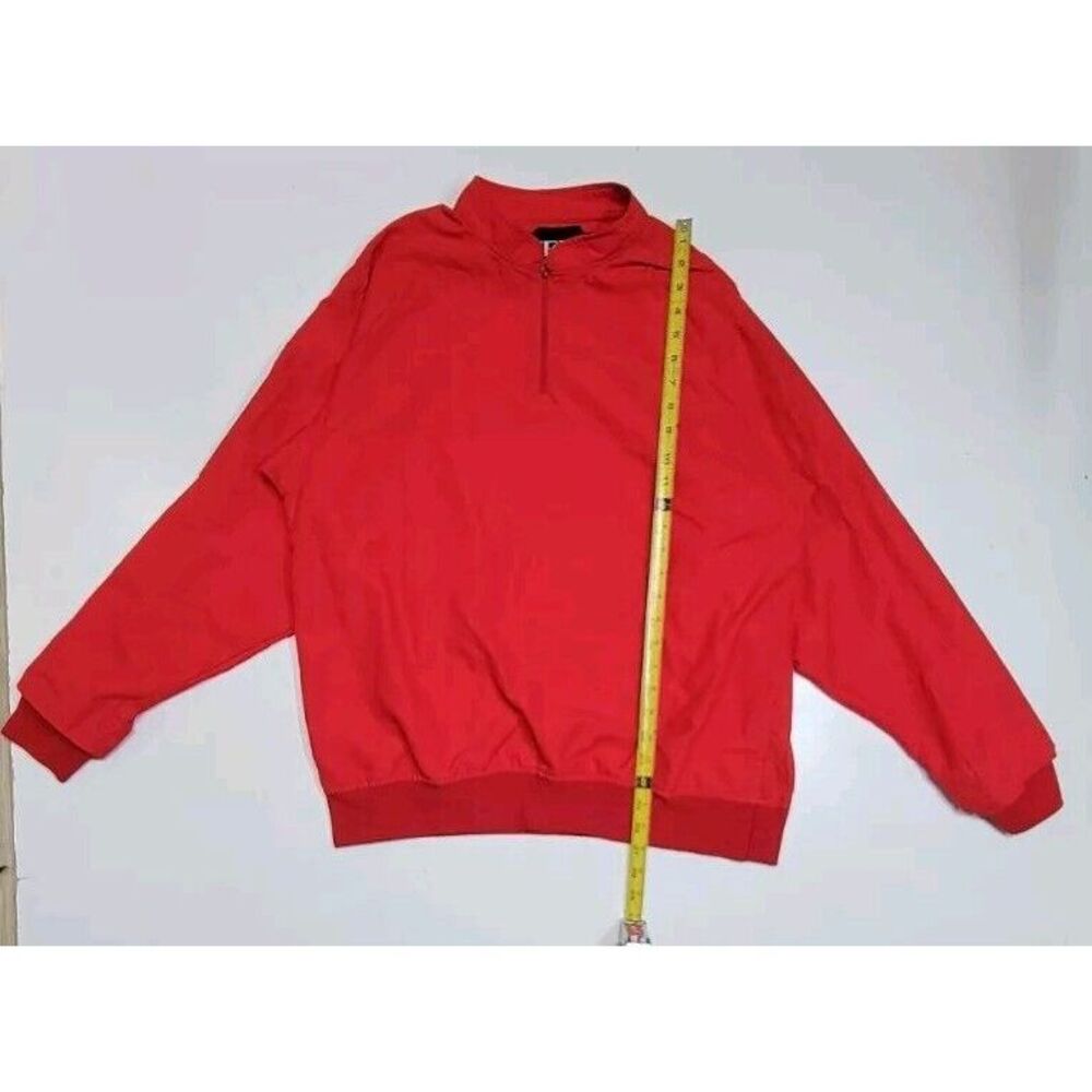 Vtg Zero Restrictions Quarter Zip Golf Jacket Men's Size Large Made In USA